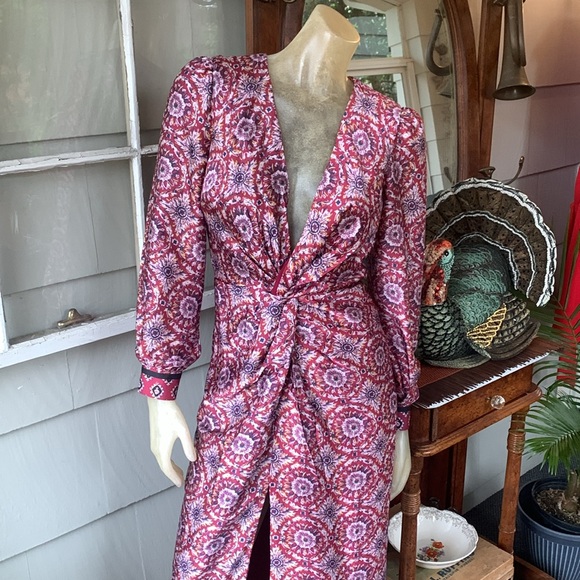 NWOT Majorelle Revolve Augustina Midi Dress Size Small Mosaic Holiday NYE Party - Picture 2 of 13